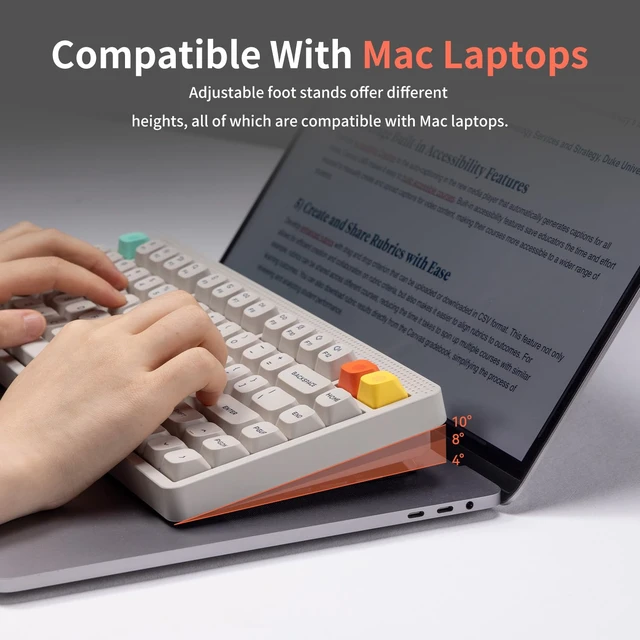 Alt view image 3 of 7 - Node75 Wireless Mechanical Keyboard, 75% Gaming Keyboard