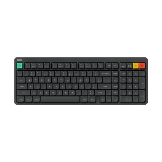 Main image of Node100 Wireless Mechanical Keyboard, Hot Swappable Custom Low Profile Keyboard, 103 Keys Computer Gaming Keyboards, Supports Touch Gestures, PBT Keycaps, RGB Backlit, Bluetooth/2.4GHz/USB-C
