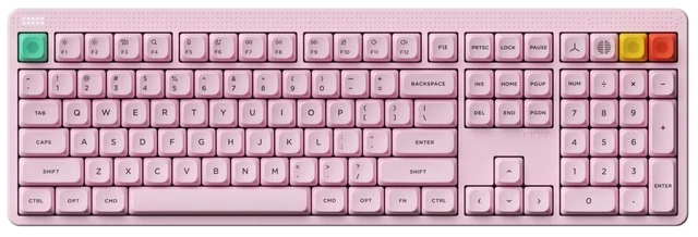 Main image of Node100 Wireless Mechanical Keyboard, Hot Swappable Custom Bluetooth Keyboard, 109 Keys Computer Gaming Keyboards, Supports Touch Gestures, PBT Keycaps, RGB Backlit, Bluetooth/2.4GHz/USB-C