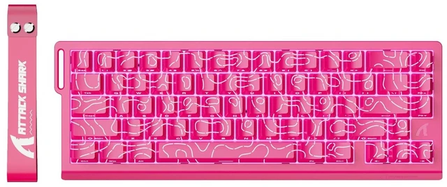 Main image of X68HE RT Mechanical Gaming Keyboard 60% Wired TKL-Rose Contour