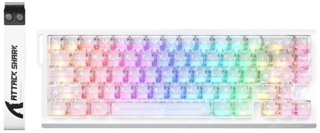 Main image of X68 HE RT Mechanical Gaming Keyboard 60% Wired TKL-Ice White