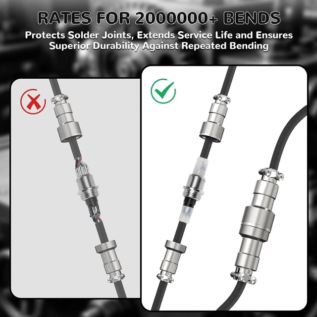 Alt view image 5 of 7 - C08 Custom Coiled USB C to A Cable for 8kHz Magnetic Keyboards,8K Dual Type-C Cable Hub, Magnetic Control RGB Light, High Speed Transmission Gaming Cable for Win/Mac/Gamers(Black)
