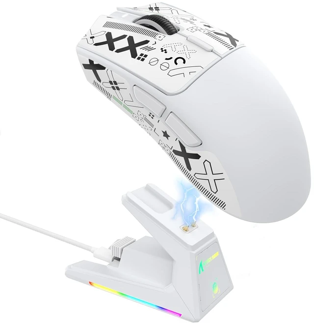 Main image of X1 Ultralight Tri Mode Wireless 40000 DPI Gaming Mouse-White
