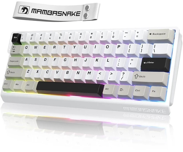 Main image of MAMBASNAKE X60HE Wireless 8K Mechanical RT Keyboard-Star White