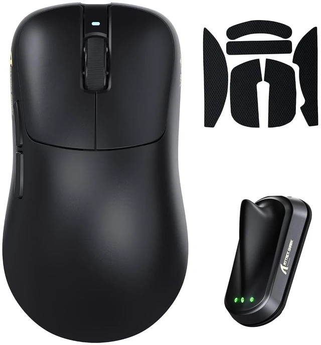Main image of V2 AIR Wireless 8K Gaming Mouse,52g Lightweight-Black+Tape