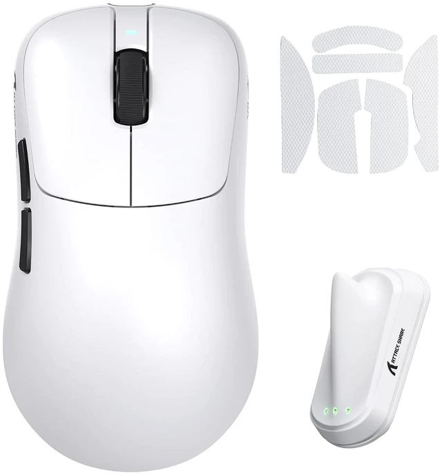Main image of V2 AIR Wireless 8K Gaming Mouse,52g Lightweight-White+Tape