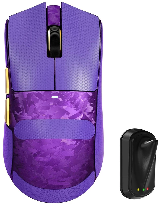 Main image of X11Ultra 8K Carbon Fiber Tri Mode Wireless Gaming Mouse-Purple