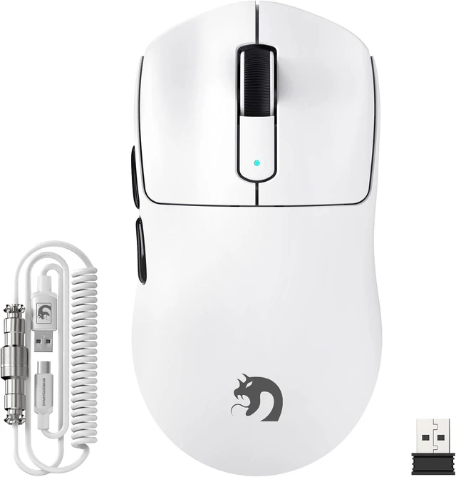 Main image of M3 Ultralight 39g Tri Mode 40K DPI Wireless Gaming Mouse-White