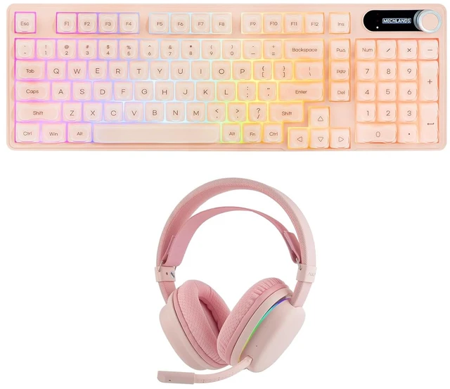Main image of M98 Silent Office Keyboard with G7 Gaming Headset