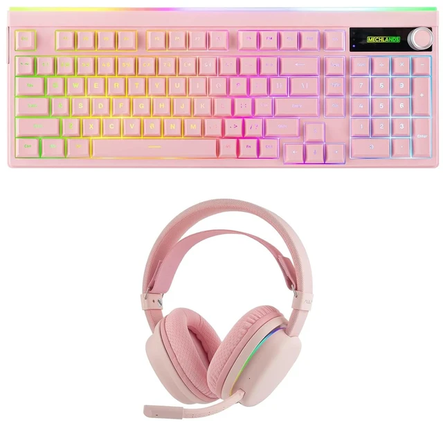 Main image of Halo98 Silent Office Keyboard with G7 Gaming Headset