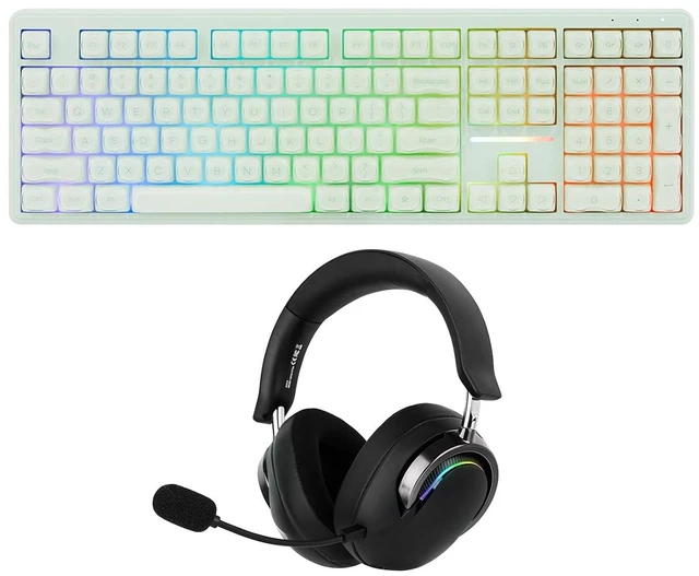 Main image of M108 100% Full Size Silent Office Keyboard with A700 Gaming Headset