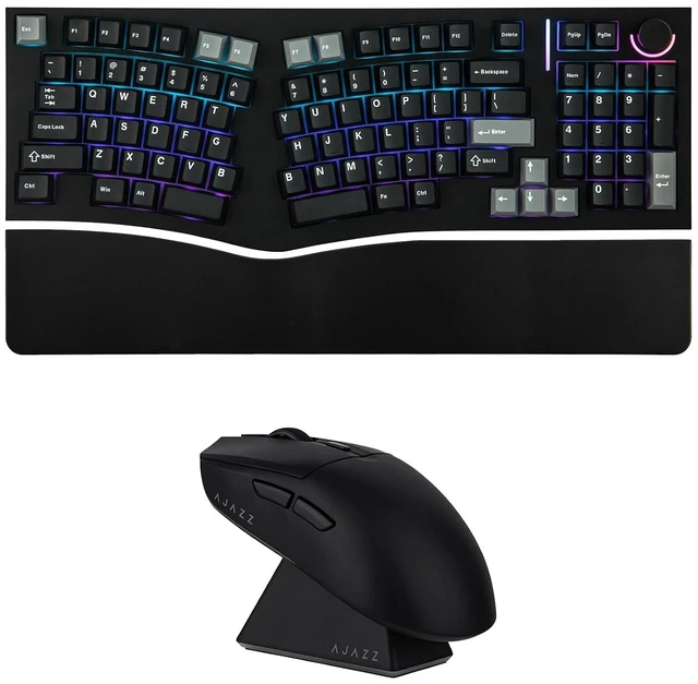 Main image of Feker Alice98 Ergonomic 98 Keys Custom Mechanical Keyboard with AJ139 V2 MC Gaming Mouse with Charging Base