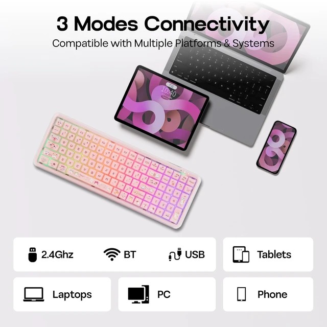 Alt view image 5 of 7 - X100 PRO Membrane Gaming Keyboard with Number Pad with A700 Gaming Headset