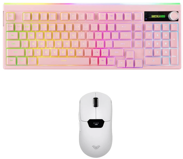 Main image of Halo98 Silent Office Keyboard with SC390 Lightweight Gaming Mouse