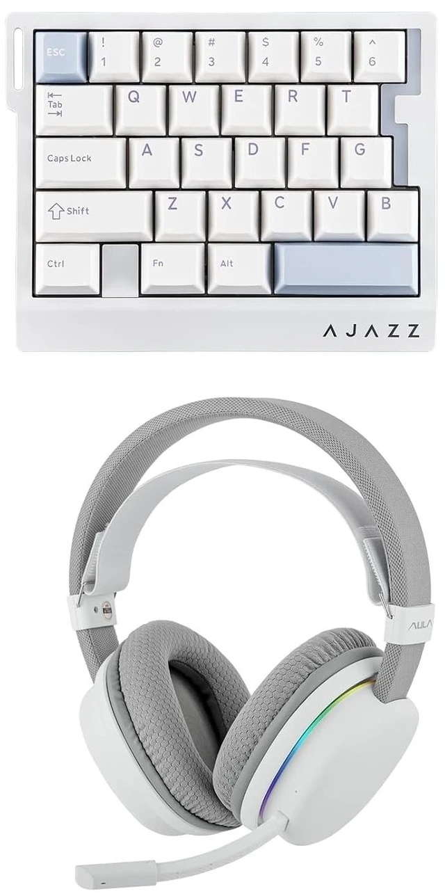 Main image of AK029 One Handed Gaming Keyboard with G7 Gaming Headset
