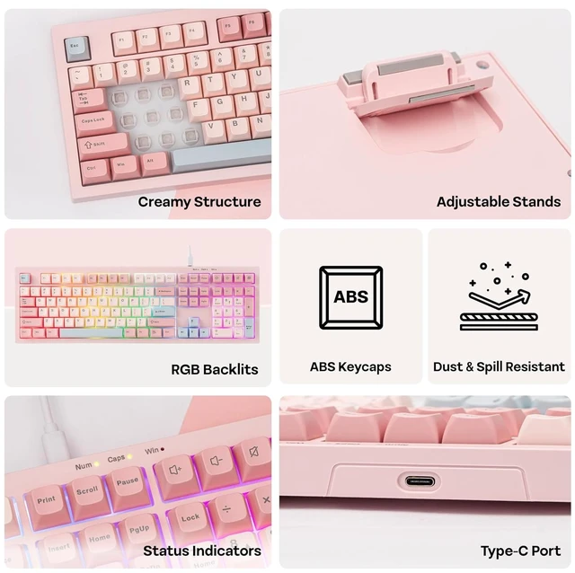 Alt view image 3 of 7 - S102 Membrane Gaming Keyboard with G7 Gaming Headset