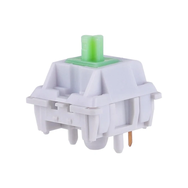 Main image of Flick Linear Mechanical Switch Set, 43gf, Pre-Lubed, 5-Pin Creamy Switches, 35 Pieces for Mechanical Gaming Keyboard, with LY Stem, PC+Nylon Housing, Compatible with MX Keycaps