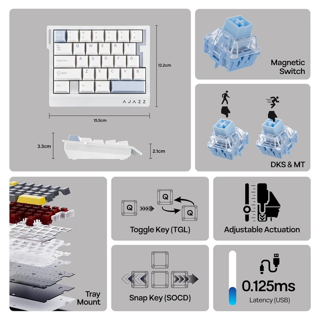 Alt view image 3 of 7 - AK029 One Handed Gaming Keyboard with G7 Gaming Headset