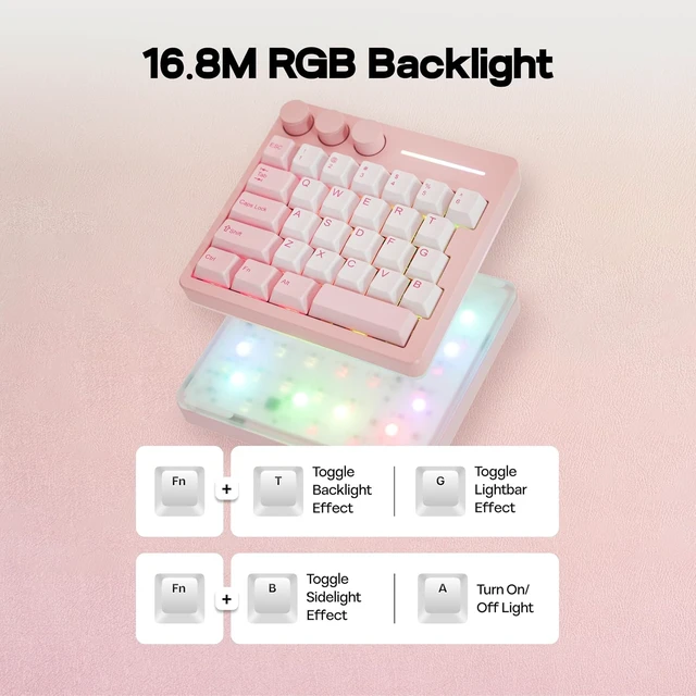 Alt view image 6 of 7 - Cybrix 29 Rapid Fast Wired Gaming Keyboard, 8Khz Polling