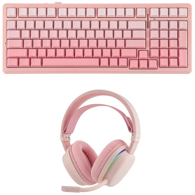Main image of Aula F99 96% Creamy Gasket Mechanical Keyboard with Aula G7 Gaming Headset