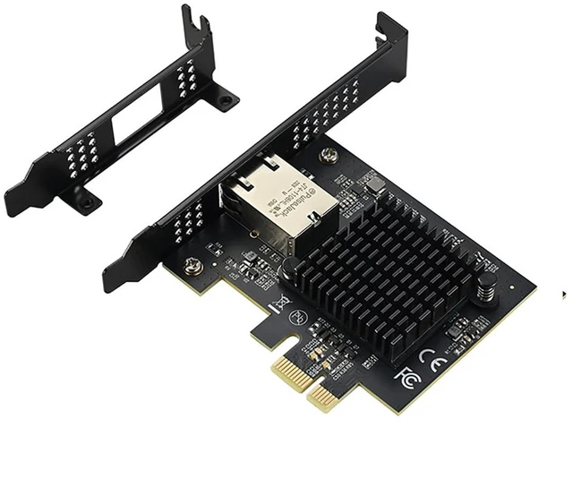 Main image of PCIe 4.0 x1 to 10Gbps Single-Port Ethernet Network Adapter AQC113 Chipset, RJ45 10GBase-T, High-Speed NIC for Server/Desktop/NAS