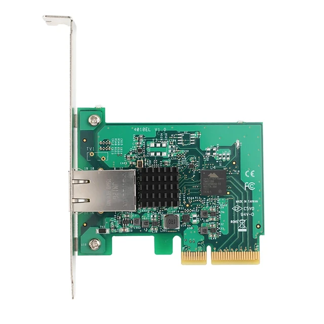 Alt view image 6 of 7 - PCIe X4 to 10G RJ45 Ethernet Network Card for Desktop and Server, PCI Express 2.0 x4 10G/5G/2.5G/1G/100M RJ45 Adapter 10 Gigabit LAN NIC with Jumbo Frame & Link Aggregation Support