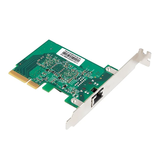 Alt view image 7 of 7 - PCIe X4 to 10G RJ45 Ethernet Network Card for Desktop and Server, PCI Express 2.0 x4 10G/5G/2.5G/1G/100M RJ45 Adapter 10 Gigabit LAN NIC with Jumbo Frame & Link Aggregation Support