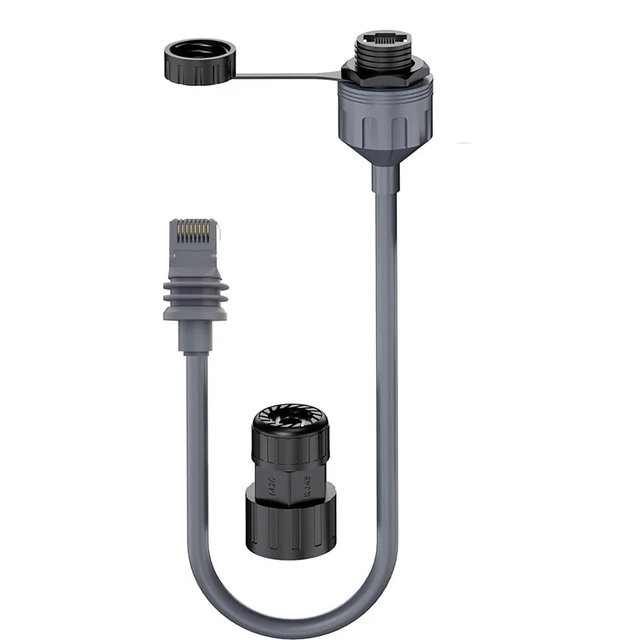 Alt view image 6 of 6 - Ethernet Adapter RJ45 Coupler Gigabit Waterproof Network Cable Connector, IP68 Rated, Compatible with Starlink V3 Communication Cables