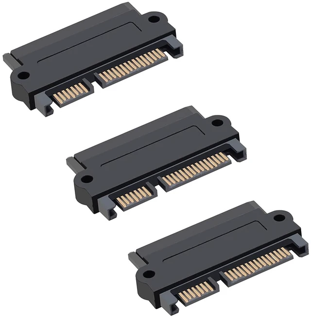 Main image of SFF 8482 SAS to SATA Adapter Cable 7 Pin Data 15 Pin Power3