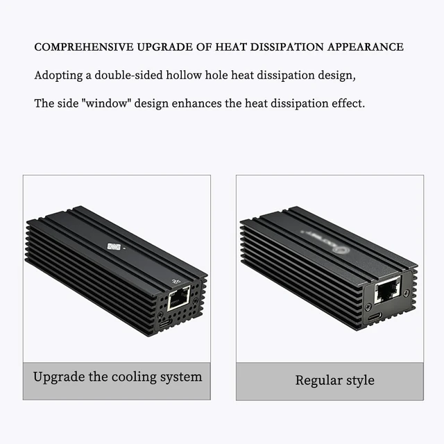 Alt view image 7 of 7 - I0-HTB1131-GLAN USB4 to 10G RJ45 Network Card Single-Port Ethernet Adapter Compatible with Thunderbolt 3 4 5