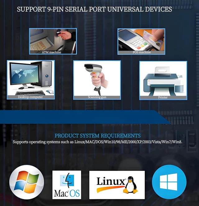 Alt view image 6 of 6 - PCIE to RS232 Expansion Card DB 9pin 2-Port Serial Port Converter Adapter 2.5Gb/s for Laptop PC