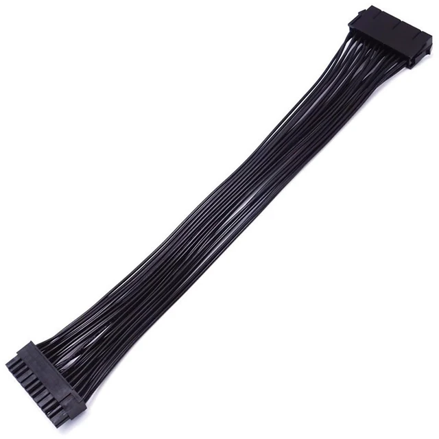 Main image of 24Pin Dual PSU Power Cable 1.05FT/32cm 20+4 Motherboard Dual Startup for ATX Motherboard 18AWG (1 to 1)