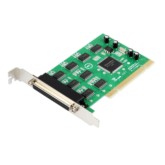 Alt view image 5 of 6 - MM-PCI16C1058-8S PCI to 8-Port RS232 Serial Adapter Card 926.1Kbps Desktop COM Port with 1 to 8 DB9 Serial Cable Support PCIIRQ Sharing