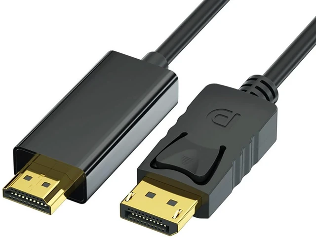 Main image of DP to High Definition Multimedia Interface Cable 4K /1080P High Speed Adapter Cable Gold Plated Connector Compatible with HDMI Monitor TV Projector (3m/118.11in, 1080P)