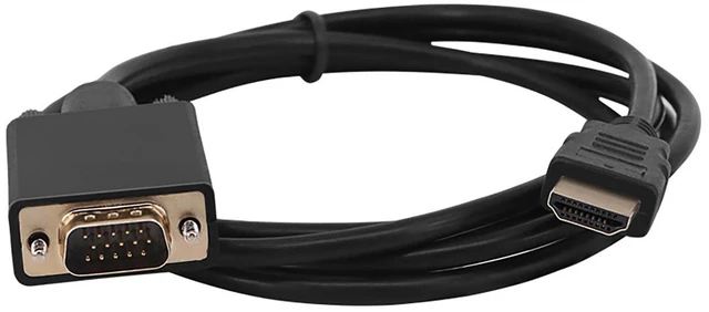 Main image of HDMI-Compatible to VGA Cable 1080P 15Pin VGA Output Adapter Male to Male Without Audio Port
