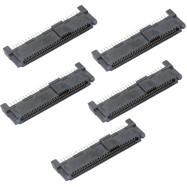 Main image of MINI SAS SFF-8639 U.2 68pin Clamshell Female Connector for PCIe/SSD, High-Speed Hard Drive Interface, 300 Mating Cycles, Internal Receptacle (5)