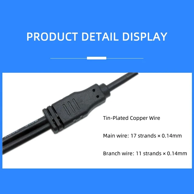 Alt view image 3 of 6 - DC 5.5 * 2.1 Power Adapter to 4 Pin PC Fan Splitter Cable - DC 5V to Computer Case and CPU Fan Converter 37cm/14.57 inch (1 to 3)