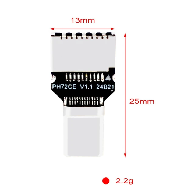 Usb Adapter For Desktop Computer PH721CE USB 3.2 USB-C Male to Type-E Female Adapter 20Gbps Front Panel ...