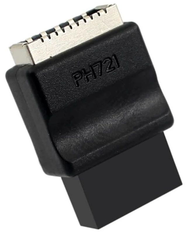 Main image of PH721+ Motherboard USB2.0 9PIN Male to Type-E Female Adapter Chassis USB Socket 9-pin for Desktop PC