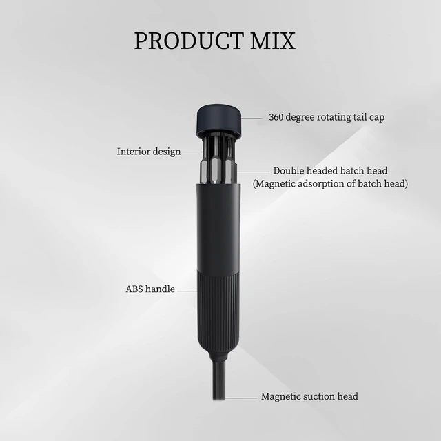 Alt view image 6 of 7 - Mini 39/27-in-1 Precision Screwdriver Tool Set Magnetic Double Batch Magnetic Bits Pen Style for Cell Phone, Computer, Eyeglasses,Watch, Camera Repair Tool Kit (Aluminum Shell 27-in-1)