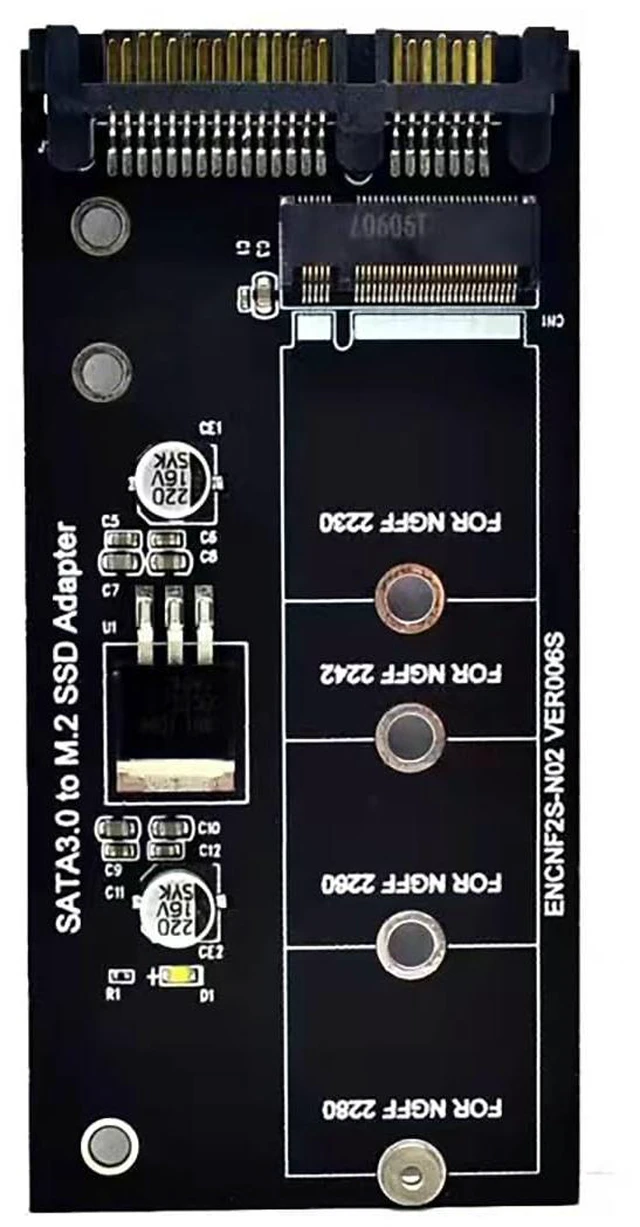 Main image of CX25 M2 B+MKey SATA to SATA3 Adapter Key B-M SSD to 6G Interface Conversion Card NGFF Adapter 300 MB/s