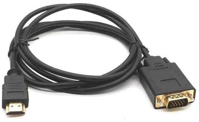 Main image of 1.5m Standard HDMI-Compatible to VGA Cable Compatible with HDMI1.1/1.2/1.3 HDCP1.0/1.1/1.2 (1)