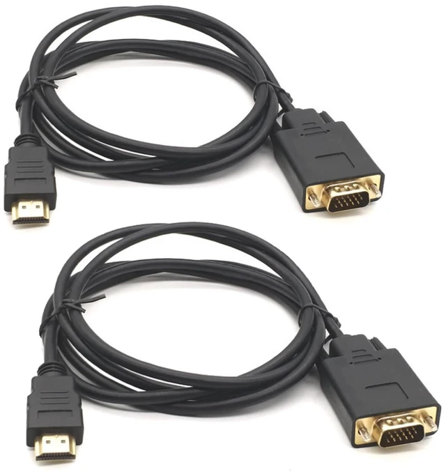Main image of 1.5m Standard HDMI-Compatible to VGA Cable Compatible with HDMI1.1/1.2/1.3 HDCP1.0/1.1/1.2 (2)