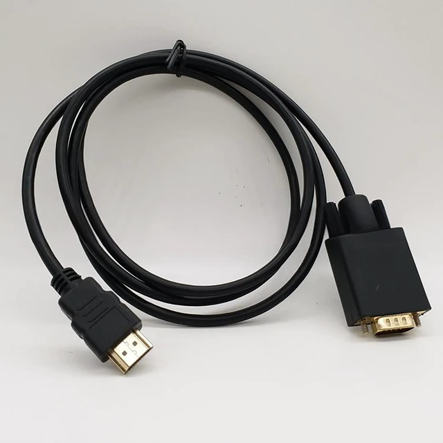 Alt view image 2 of 4 - 1.5m Standard HDMI-Compatible to VGA Cable Compatible with HDMI1.1/1.2/1.3 HDCP1.0/1.1/1.2 (1)