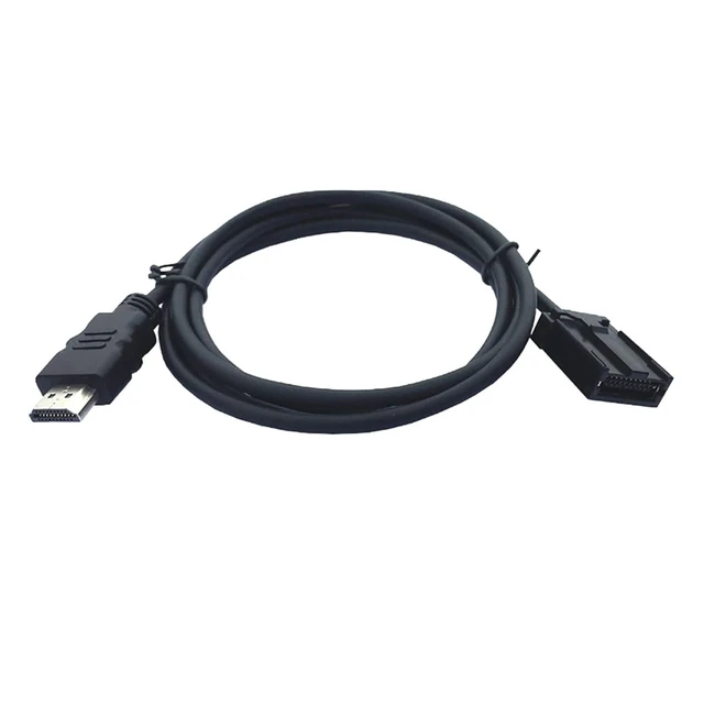 Alt view image 4 of 6 - EM Rear Plug to AM 1.4 Cable Male to Male Automotive HD Connection Compatible with HDMI 2.0 4K Ultra HD High-Speed Car Display Cable, Shockproof Copper Wire (5m)