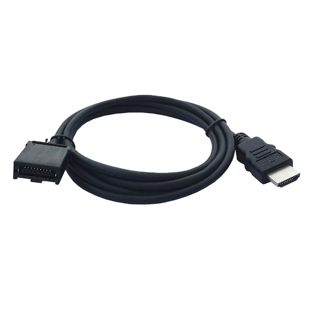 Alt view image 3 of 6 - EM Rear Plug to AM 1.4 Cable Male to Male Automotive HD Connection Compatible with HDMI 2.0 4K Ultra HD High-Speed Car Display Cable, Shockproof Copper Wire (5m)