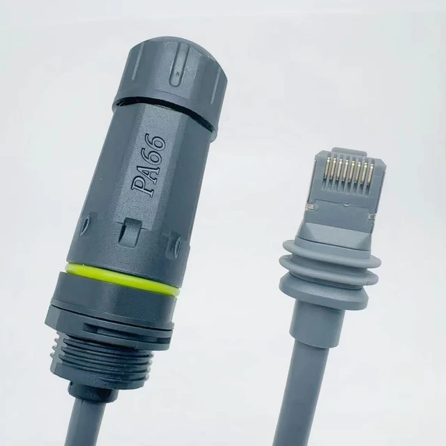 Alt view image 7 of 7 - CAT6 Extension Cable Plus with 8P8C Connector, Compatible with Starlink Gen 3, 0.305M/12in Length, IP68 Waterproof, Pure Copper Core, Zinc Alloy Module, 1000M Protocol Support