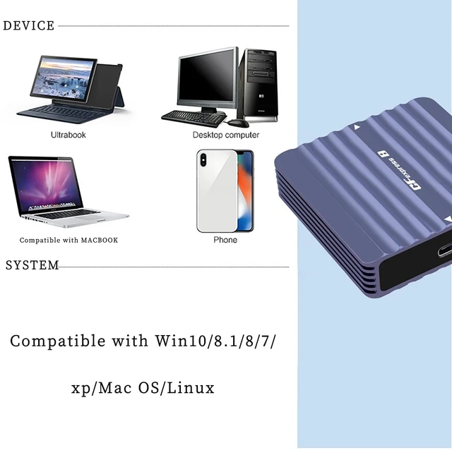 Alt view image 5 of 7 - PH862B CF Express A/B CFE Card Reader 10G USB3.2 High Speed with Aluminum Alloy Heat-Sink C to C/A Cable Compatible with Z6/Z7 1DX3 (PH862B-24 for CFE B Card)