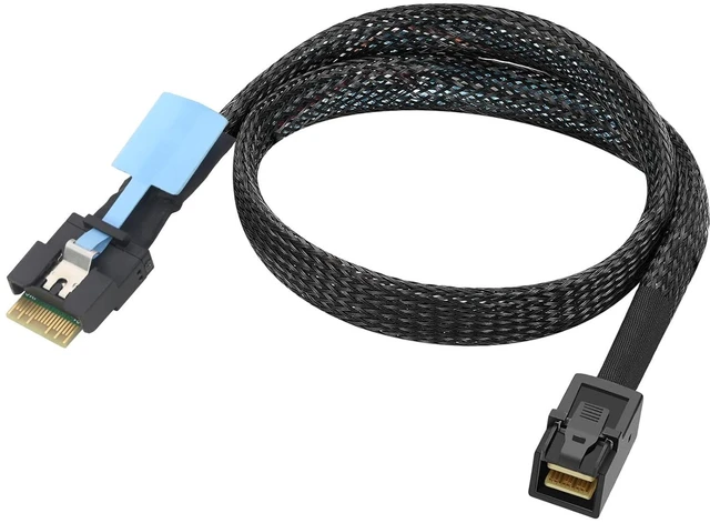 Main image of SlimSAS SFF 8654 4i to Mini SAS HD SFF 8643 Cable Server1m/39.37in