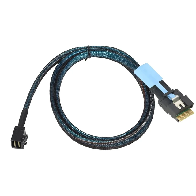 Alt view image 2 of 6 - SlimSAS SFF 8654 4i to Mini SAS HD SFF 8643 Cable Server1m/39.37in